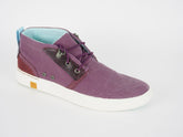 Womens Timberland Amherst A16WX Grape Wine Leather Casual Trainers Chukka Boots